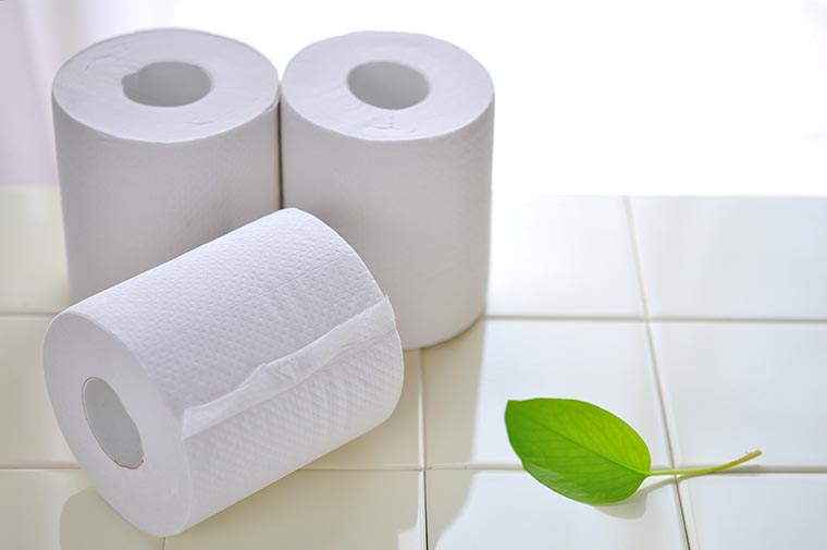 トイレットペーパーを節約